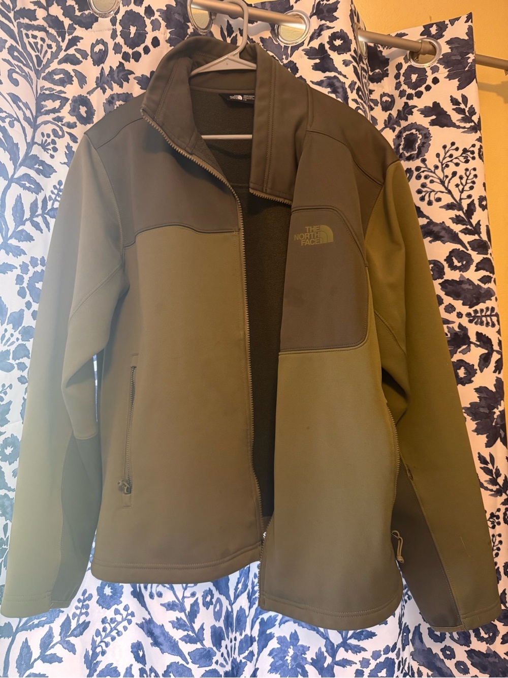 The North Face Olive Green Performance Softshell Jacket
